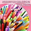 Bundooraking 200pcs Pipe Cleaners Craft Supplies, 12in Chenille Stems in 20 Colors, Soft & Flexible for Arts and Crafts, DIY Projects, Decorations #1