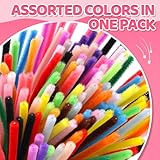 Bundooraking 200pcs Pipe Cleaners Craft Supplies, 12in Cheni...