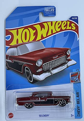  Hot Wheels 2022 - Chevy \'55 - ROSSO - Chevy Bel Air 1/5 - 20/250