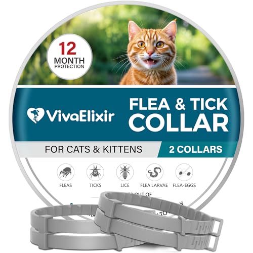 VivaElixir Flea and Tick Collar for Cats