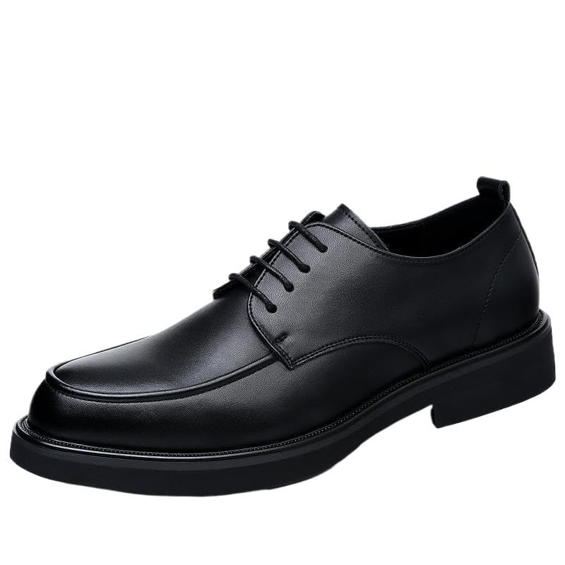 Men's Formal Shoes Dress Oxford Lace Up Party Pu Leather Working Non Slip Anti-Slip Shoe