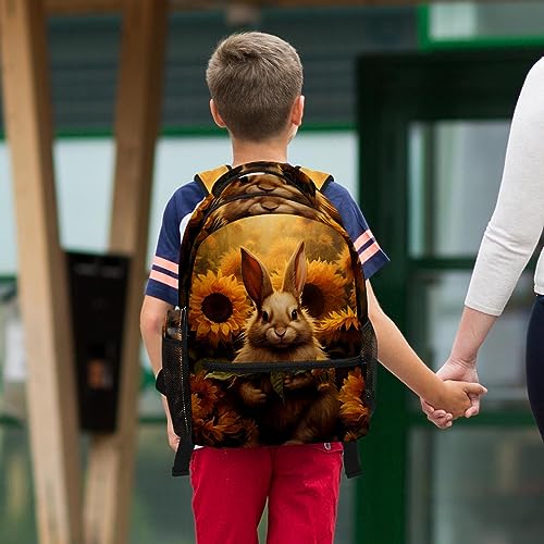 Sac à dos lapin allégeant le dos des enfants avec sa trousse compacte - 6