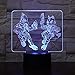 Produktbild 3D Spieltischlampe USB Touch Sensor 7 Farbwechsel Action Figure Fox Dekorative Lampe Kind Kinder Baby Geschenk Nachtlicht Weihnachtsgeschenk