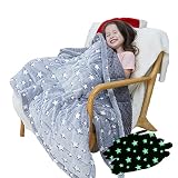 Bood Minky Glow Kids Weighted Blanket, Fuzzy 5lb Weighted Blanket Twin 36"x48",Fleece Baby Weighted