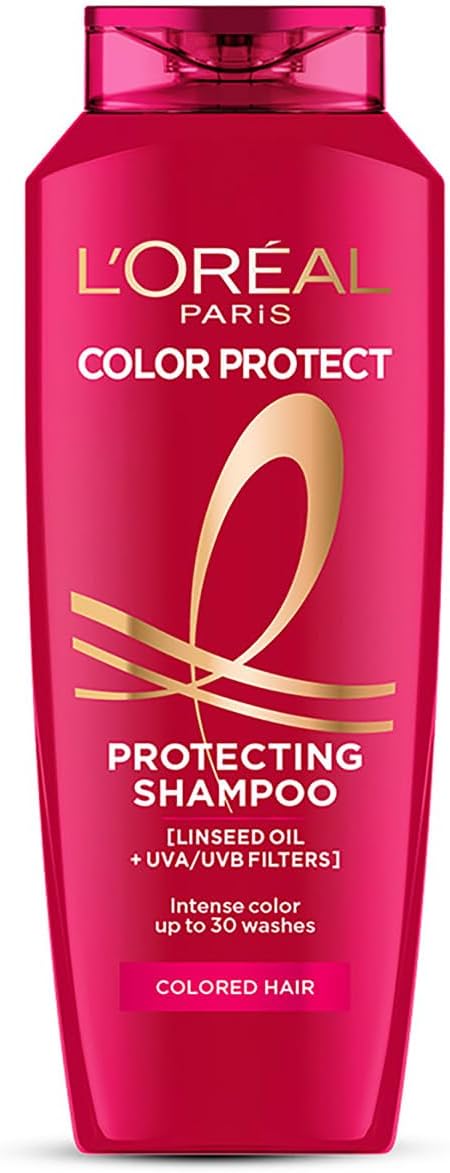 L'Oréal Paris Shampoo, Vibrant & Revived Colour, For Colour-treated Hair, Protects from UVA & UVB, Colour Protect, 340 ml