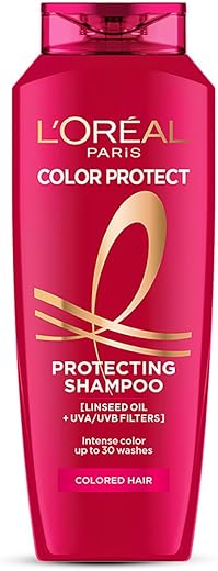 L'Oréal Paris Shampoo, Vibrant & Revived Colour, For Colour-treated Hair, Protects from UVA & UVB, Colour Protect, 340 ml