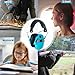 Noise Cancelling Ear muffs for Kids, SNR 26dB Hearing Protection Headphones, Safety Ear Protection for Concerts/Fireworks/Landscaping - Blue