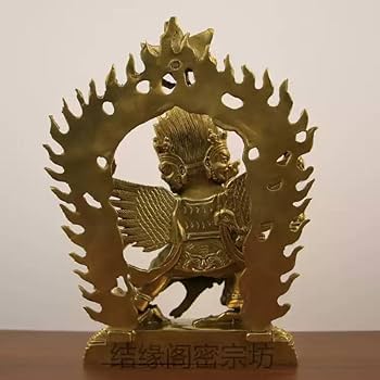馬頭観音　プルパ　仏具　法具　銅製　彫刻 開運 風水 骨董 古美術 アンティーク プルパ 馬頭観音菩薩 銅製 真鍮 鍍金 - 横浜中華街天宝堂本店