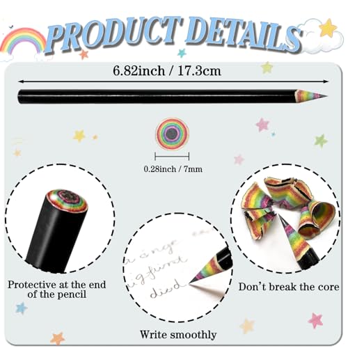 Lápices Multicolor Personalizados HB con Sacapuntas miniatura 2