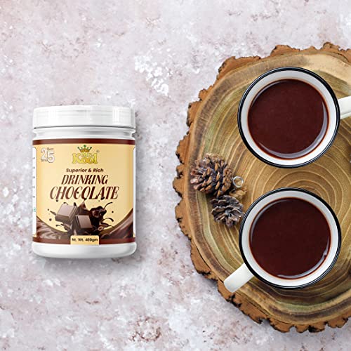 Image of Mr. Kool Drinking Chocolate Powder for Delicious Hot /Cold Chocolate Drink, Healthy Drink for Kids 400 Gm Jar