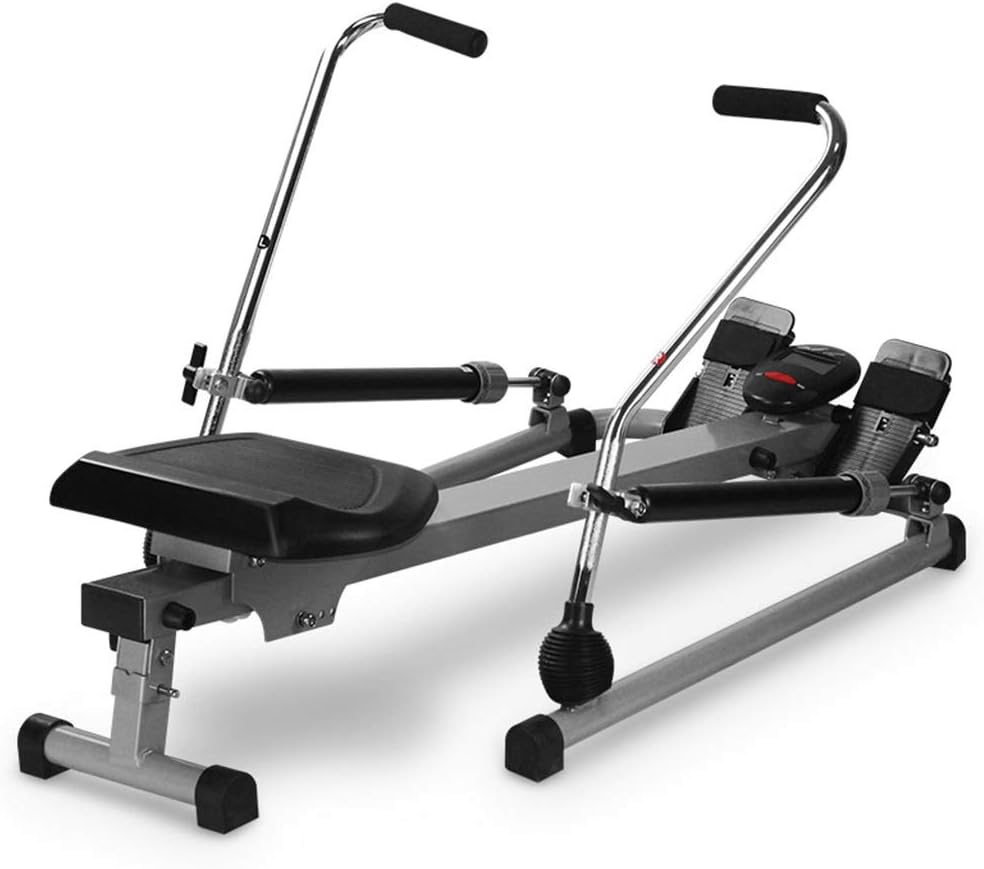 Máquina de remo hidráulica plegable 120 kg negro miniatura 1