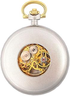 Zeno-Watch – Orologio da polso – da uomo – Pocket Watch Savonette ? Skeleton – 380/76