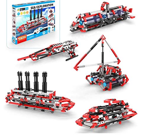 Engino STH71 STEM Heroes Seefahrt pour des activités manuelles calmes en famille