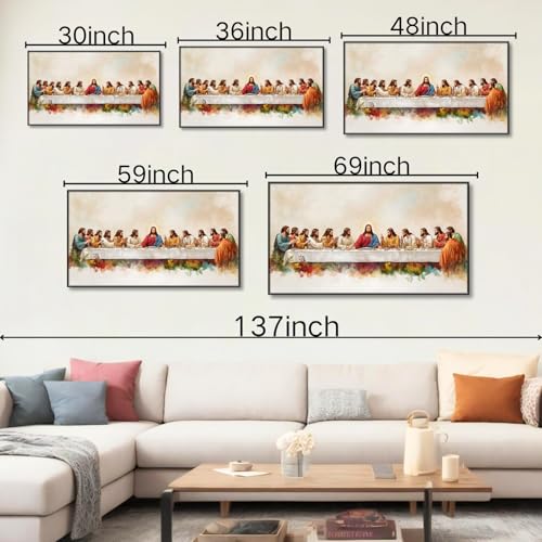 Image de Jésus minimaliste pour décorer une salle à manger - 5