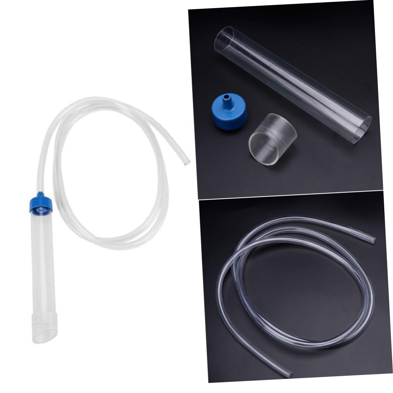 Yardwe Aquarium Cleaning Set Gravel Vacuum Tool Siphon for Easy Tank Maintenance
