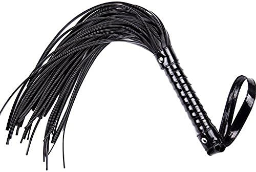 MASY MSsmart (TM) Soft Suede Leather Floggers and Whips With Bright Pu Handle