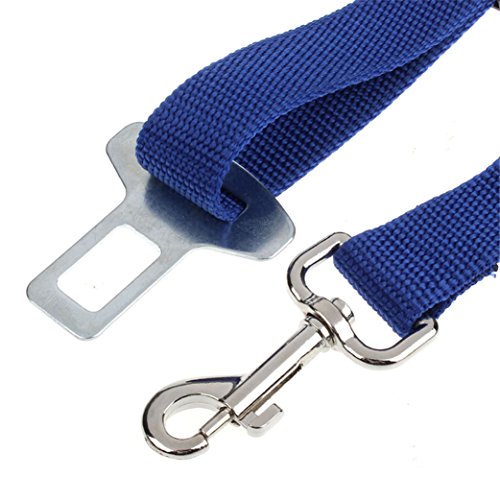 Gotd Seat Belt Seatbelt for Small Pet Cat Dog Safety in Cars (Blue)