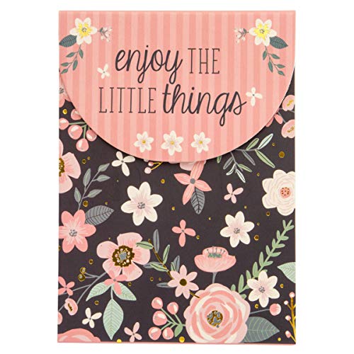 Image of Karma Gifts Charcoal Flower Notepad