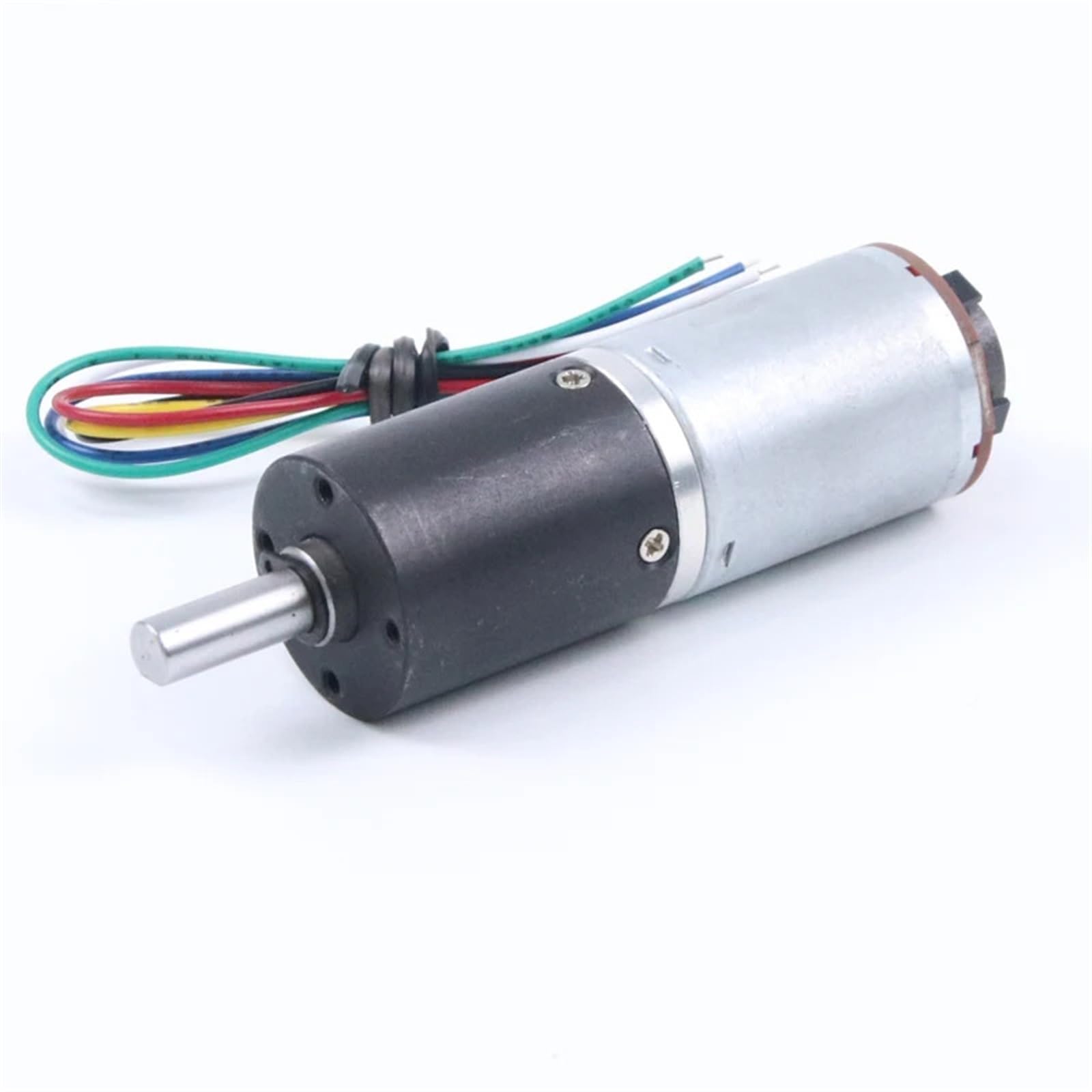 ZIDRMTKVK 6V 3W Planetary Gear DC Motor with Encoder Diameter 24mm Speed Measuring Code Disc 24GP-370B(6mm motor,6V 9RPM)