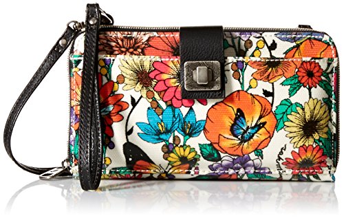 Sakroots Artist Circle Large Smartphone Crossbody, Optic in Bloom