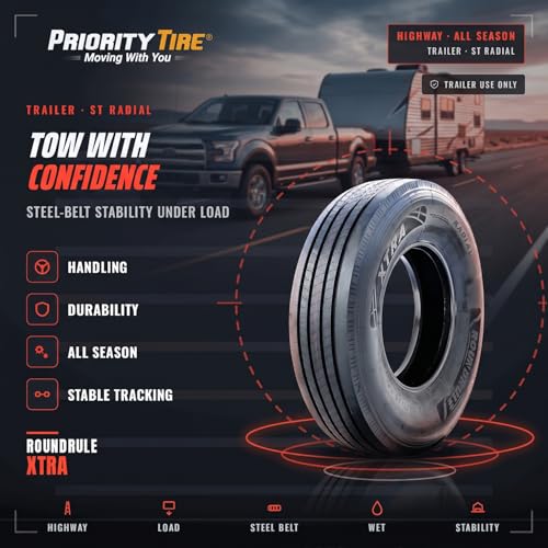 Image of Roundrule Xtra ST235 /80R16 129 /125M All Season G (14 Ply) All Steel Tire