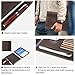 Contacts Full Grain Leather Portfolio for Men Conference Folder Legal Pad Padfolio Notepad Professional Organizer Fit 12.9