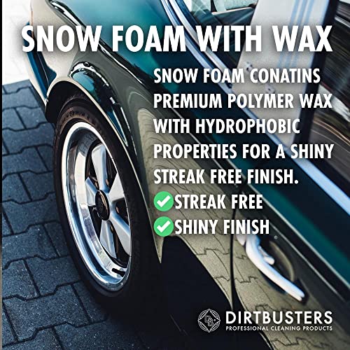 Dirtbusters Snow Foam Shampoo, reinigingsschuim, professionele autoreiniger, veilig, niet giftig, met hoogglanswas en zoete kersengeur, voor professionele autowasbeurten, 5 liter (1) - Image 7