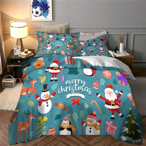 Housse de couette Noël microfibre hypoallergénique premium - 6