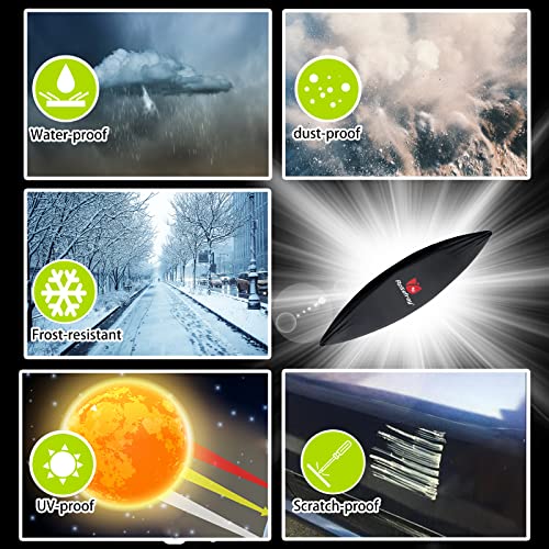 Rosefray Waterproof Kayak Cover,Thickened Marine Canoe Cover With Paddle Holder,Uv Resistant, Dustproof Fishing Boat Cover For Indoor & Outdoor Storage-Black，S（9.3-10.5Ft） #TOP5