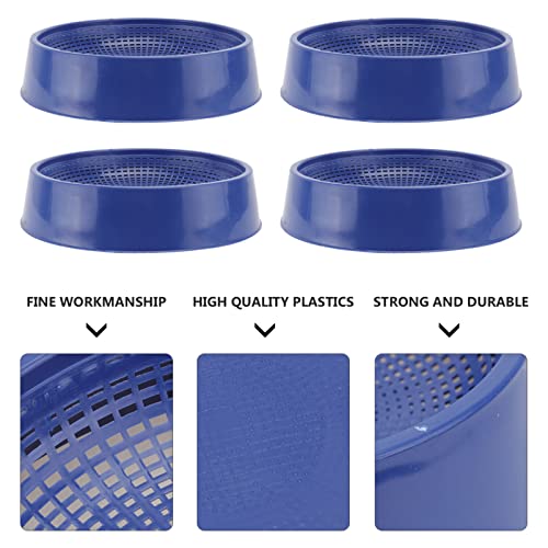 Image of POPETPOP Plastic Bird Nest for Small Birds Parakeet Nest Box Breeding and Hatching Bird Cage Accessory 10.23X10.23X2.36 Inch Durable Pet Cage Ornament