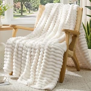 Vielit Cord Kuscheldecke Flauschig, Deko Sofa Decke, 150×200 XL Beige