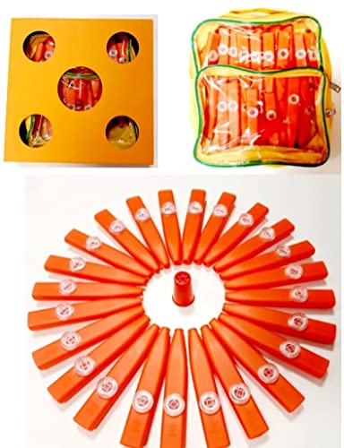 Kazoo Lot de 24 assortiments de couleurs, excellente sonorité - Les Beatles, Paul McCartney, John Lennon, RIngo Starr, George Harrison Kazoo Lot de 24 assortiments de couleurs, excellente sonorité