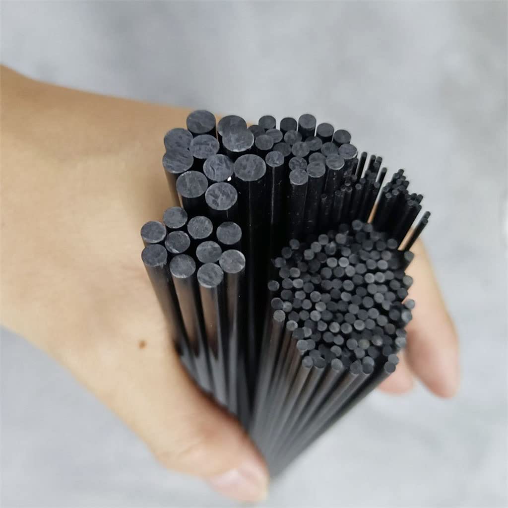 Pręt z włókna węglowego o długości 500 mm i średnicy 0,8-5 mm o wysokiej wytrzymałości, lekki, lity pręt(20PCx2.5x500mm)
