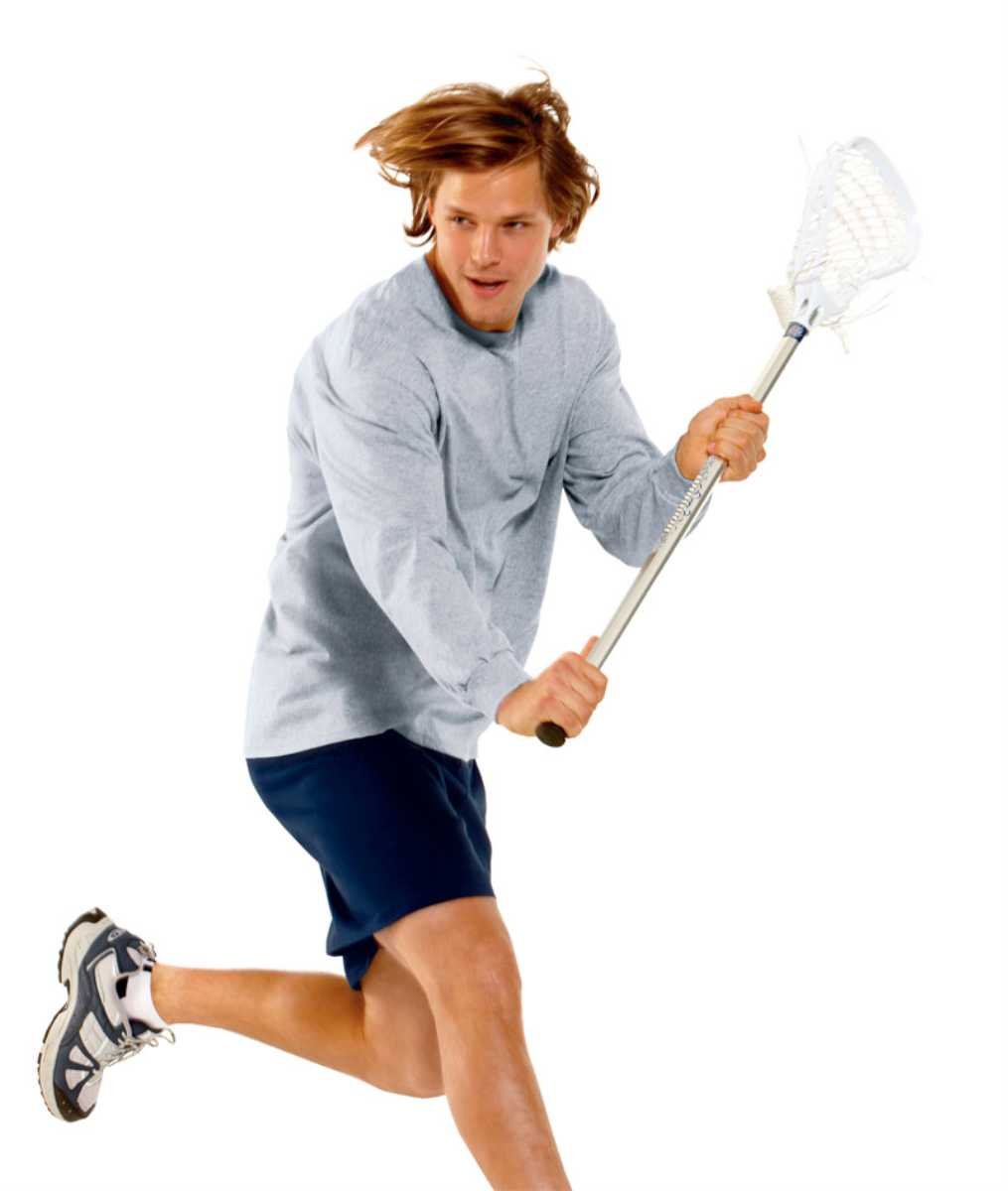 Champion 5.2 oz. Long-Sleeve Tagless T-Shirt CC8C Light Steel Medium