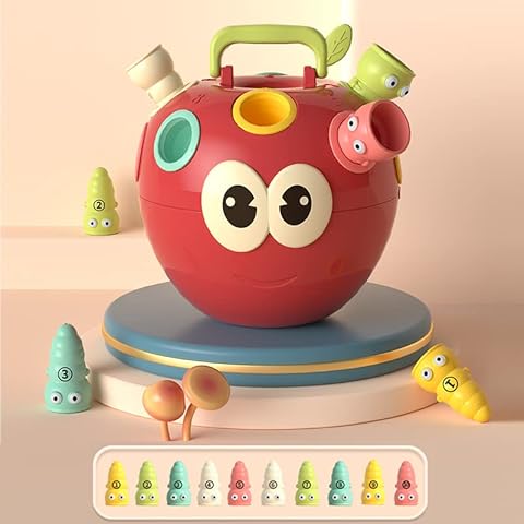Fenxyo Fine Motor and Sensory Toys - Ages 18+ months Toddler Learning Toys, Sorting & Stacking Toys, Montessori Toys, Educational Toys Gifts for Toddlers Boys Girls, Great Toy for Story Time Cover