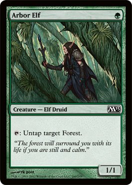 Magic: the Gathering - Arbor Elf (160) - Magic 2013