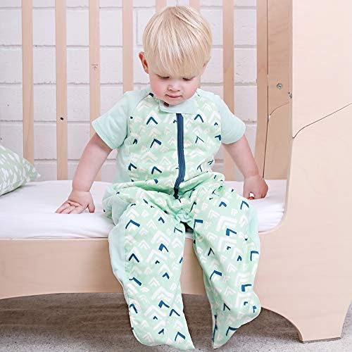 ergoPouch Sleep Suit Bag 1.0 TOG – Baby Sleep Sack & Wearable Blanket, 2-in-1 Convertible Sack to Suit with Legs for Safe Movement, Regulates Temperature Overnight, Unisex (2-12 Months, Mountains) - Image 6