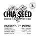 NutRaw Organic Chia Seed Bar, 12 Pack (1.4 oz) – Vegan Protein Bar with 8g Plant Protein & 6g Fiber – Clean Ingredient Chia Snack Bar, Gluten Free, No Added Sugar