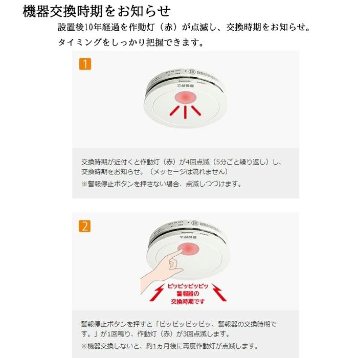 Amazon.co.jp: 【2026年最新型】 けむり当番 住宅用 火災警報器 煙式