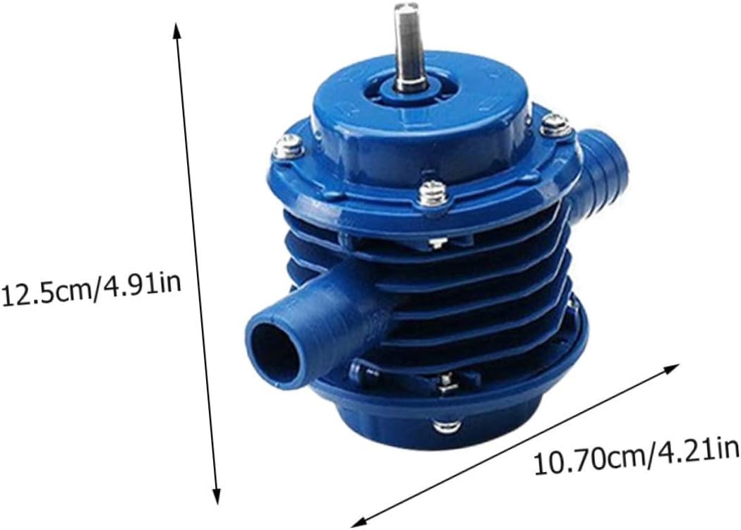 VALICLUD Mini Plastic Self-priming Water Pump for Hand Drill Small Electric Utility Pump for Home Liquid Transfer Suitable for Gardening and Household Use