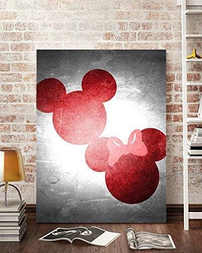 Amazon ディズニー キャンバスアート ディズニーミッキーマウスキャンバスアート ミッキーマウスとミニーマウス キャンバスウォールアート 16 In Width X In Height アートフレーム ポスター オンライン通販