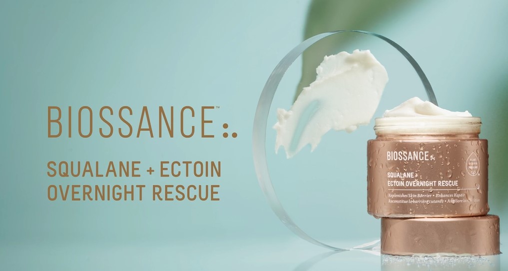 BIOSSANCE Squalane + Ectoin Overnight Rescue, hydrating, Firming and Smoothing Skin Care Treatment, 1.6oz - Image 8