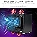 Empowered PC LAN Gaming Desktop (8.1L Small & Light, RTX 5070 12GB, AMD Ryzen 7 8700F, 32GB DDR5 RAM, 2TB Gen4 NVMe SSD, Internal WiFi + Bluetooth, Windows 11 Pro) Best Mini ITX SFF Computer (Black)