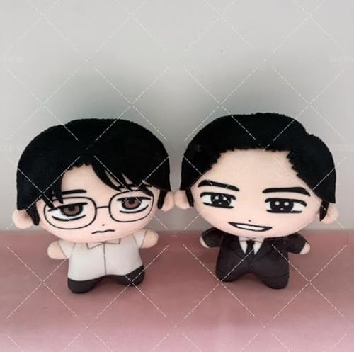 SHUKJ(シュック) カラオケ行こ！ぬいぐるみ 岡聡実 成田 狂児 着せ替え 人形 10CMドール 縫いぐるみ ペンダント おもちゃ おしゃれ 可愛い キャラクター 装飾品 置物 カラオケ行こ！グッズ 記念日 贈り物 非公式 (岡聡実) [並行輸入品]