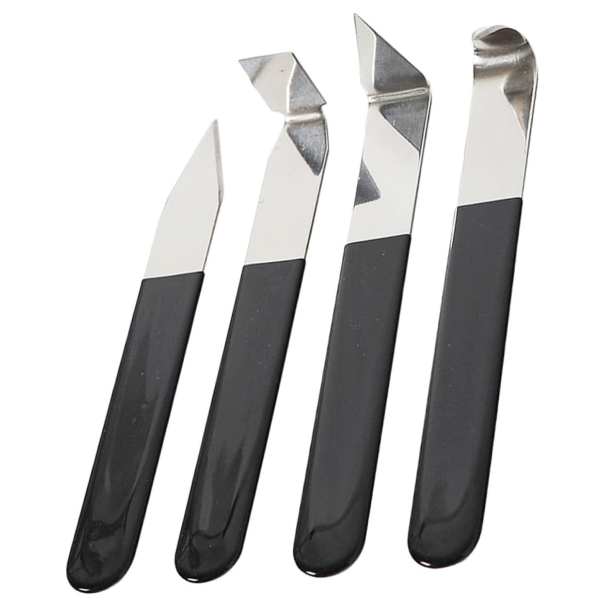 LIFKOME 4Pcs Pottery Clay Carving Tools Ergonomic Handle Sculpting Cutters for Art Projects Clay Carving Cutter Kit for Beginners and Professionals