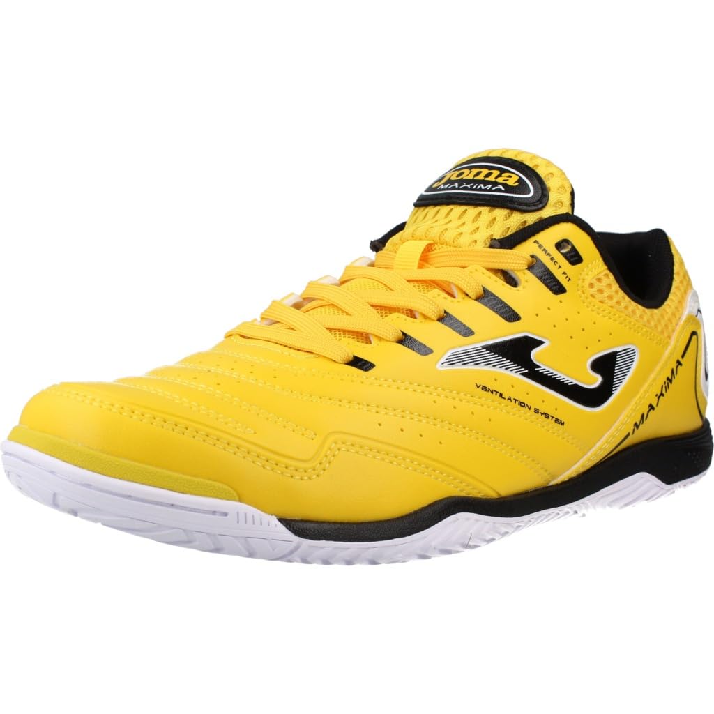 Joma Maxima 2528 IN MAXW2528IN Chaussures de sport en salle pour homme Jaune/noir