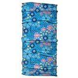 Karma, Headband for Women - Wide - Fabric Headband and Stretchy Hair Scarf - Blue Floral