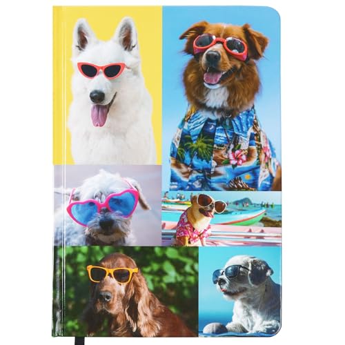 Cool Dog Journal ligné A5 Kathy & Jiggs carnet de notes chien 160 pages couverture rigide