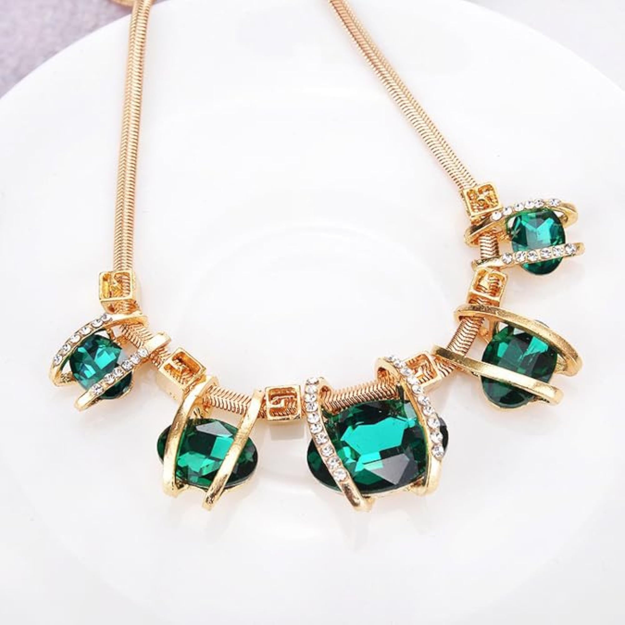 Fancy Crystal Necklace for Women