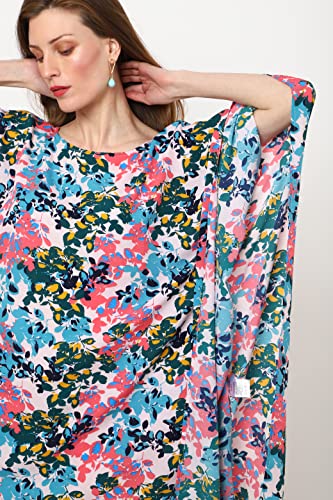 Robe de plage rouge fleuri ample chic pour vos vacances d'été - 7